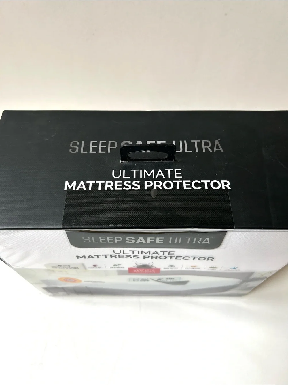 Sleep Safe Ultra Ultimate Mattress Protector - White (Full) NWT